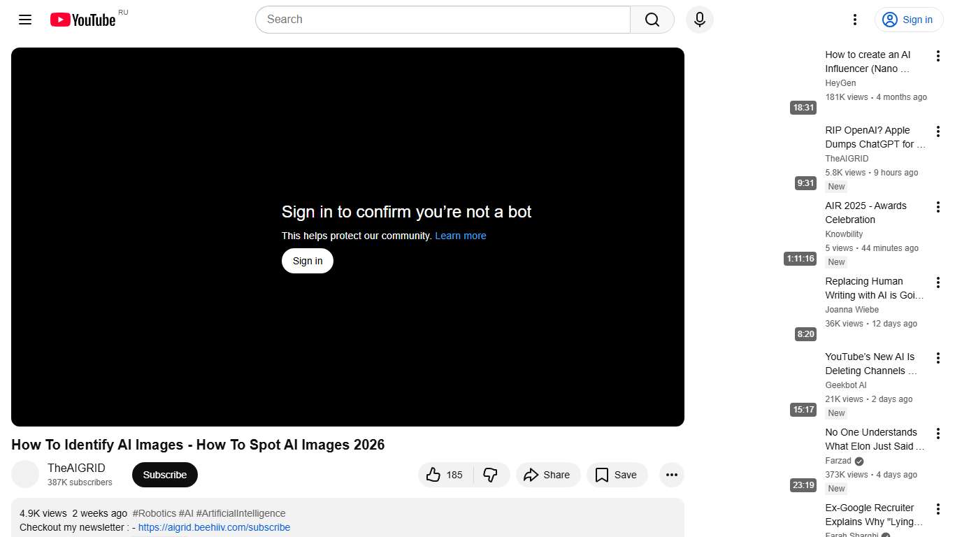 How To Identify AI Images - How To Spot AI Images 2026 - YouTube